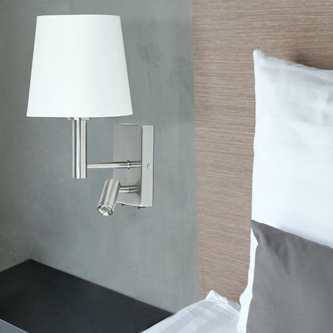 6539 Nástěnné svítidlo Harvey E27/40W + LED/3W 4