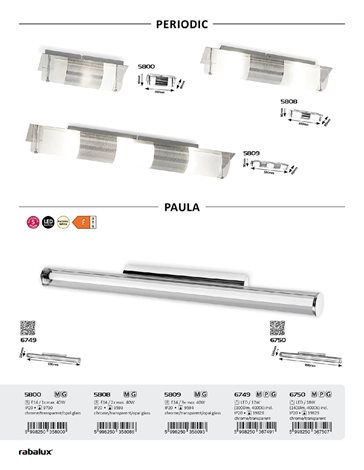6749 LED Nástěnné svítidlo PAULA LED/12W/230V 4