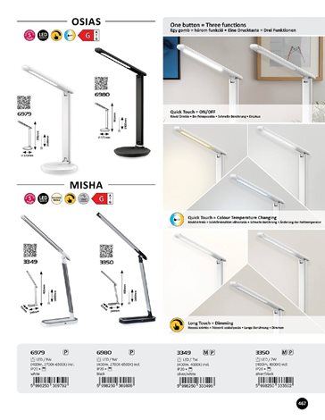 6979 LED Stmívatelná stolní lampa LED/9W/230V 5