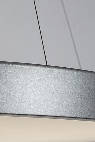 71042 LED Stmívatelný lustr na lanku TESIA LED/60W/230V stříbrná 3000-6000K + dálkové ovládání 4