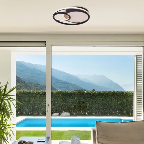71044 LED Stmívatelné stropní svítidlo LEOLA LED/81W/230V 9