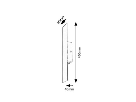 71057 LED Nástěnné svítidlo LED/6W/230V 3000K černá 4