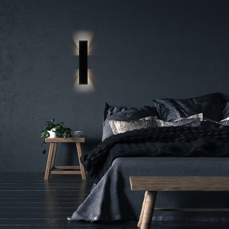 71057 LED Nástěnné svítidlo LED/6W/230V 3000K černá 5