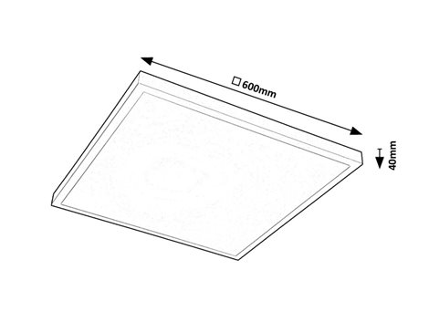 71078 LED Přisazený panel LED/40W/230V 4000K 60x60 cm 5