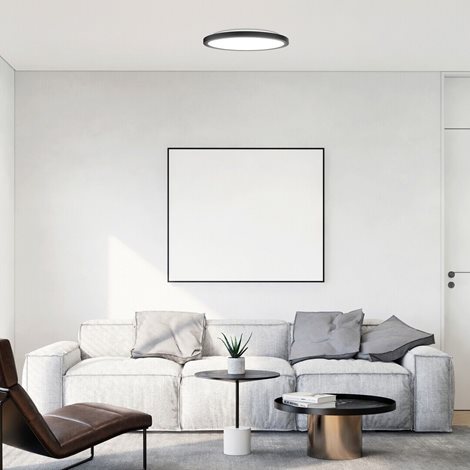 71096 LED Stropní svítidlo GONZALO LED/24W/230V 3000/4000/6000K pr. 29 cm černá 8