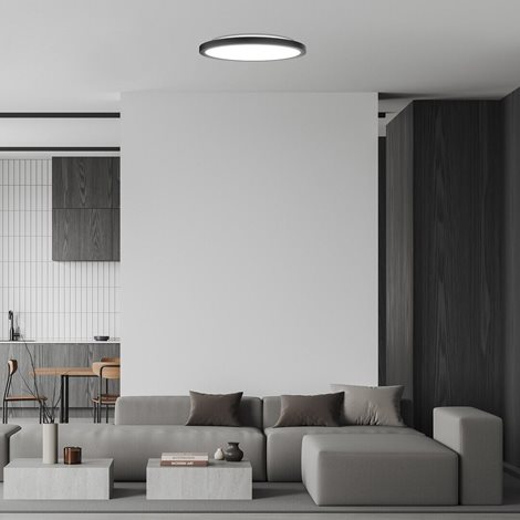 71097 LED Stropní svítidlo GONZALO LED/36W/230V 3000/4000/6000K pr. 40 cm černá 8