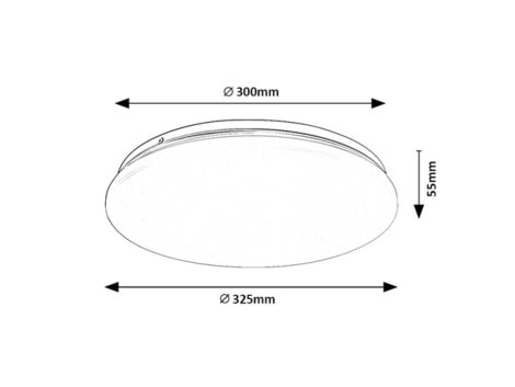 71105 LED Stropní svítidlo LED/18W/230V 4000K 32cm 6