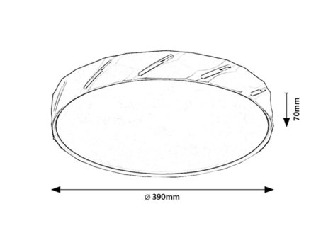 71120 LED Stropní svítidlo LED/25W/230V 4000K pr. 39 cm černá 5