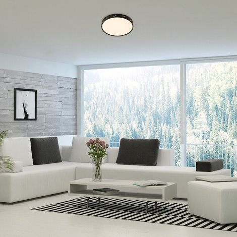 71120 LED Stropní svítidlo LED/25W/230V 4000K pr. 39 cm černá 6