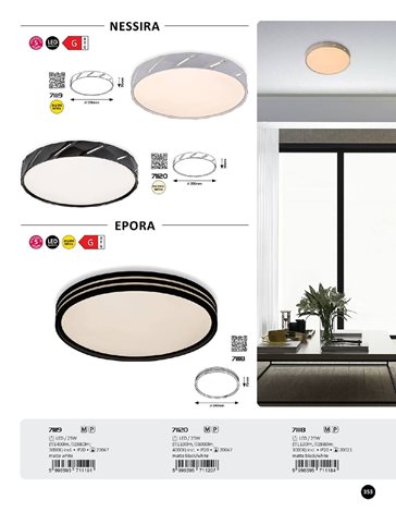 71120 LED Stropní svítidlo LED/25W/230V 4000K pr. 39 cm černá 7