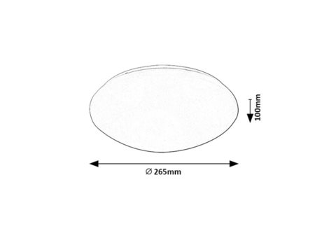 71132 LED Stropní svítidlo LUCAS se senzorem LED/12W/230V IP44 4000K 3