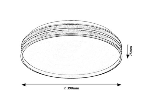 71141 Stropní svítidlo GANDOR LED 24W 9