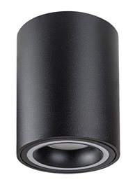 71160 Bodové svítidlo 1xGU10/25W/230V kulaté černá
