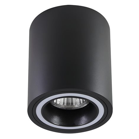 71160 Bodové svítidlo 1xGU10/25W/230V kulaté černá 4