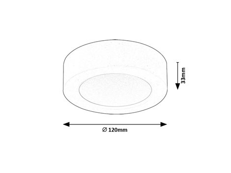 71192 LED Stropní svítidlo LED/7W/230V 4000K pr. 12 cm bílá 3