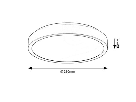 71257 Přisazené svítidlo Samira LED 18W, 1400lm, 4000K, IP44, Ø250mm bílá 5
