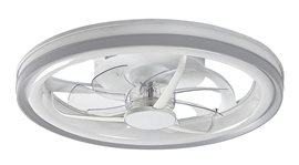 71335 Stropní svítidlo s ventilátorem FANRICIUS D480mm LED 40W/2200lm 3000+4000+6000K stříbrná