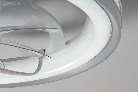 71335 Stropní svítidlo s ventilátorem FANRICIUS D480mm LED 40W/2200lm 3000+4000+6000K stříbrná 4