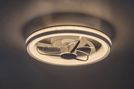 71335 Stropní svítidlo s ventilátorem FANRICIUS D480mm LED 40W/2200lm 3000+4000+6000K stříbrná 5