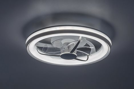 71335 Stropní svítidlo s ventilátorem FANRICIUS D480mm LED 40W/2200lm 3000+4000+6000K stříbrná 6