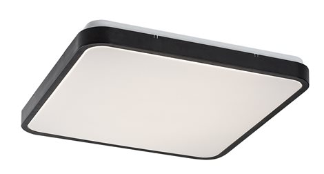 71433 Koupelnové stropní svítidlo ALENZO LED 36W 230V 3000+4000+6000K IP44 42x42 cm černá 2