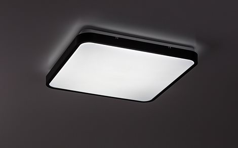 71433 Koupelnové stropní svítidlo ALENZO LED 36W 230V 3000+4000+6000K IP44 42x42 cm černá 6