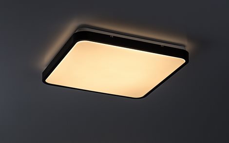 71433 Koupelnové stropní svítidlo ALENZO LED 36W 230V 3000+4000+6000K IP44 42x42 cm černá 4