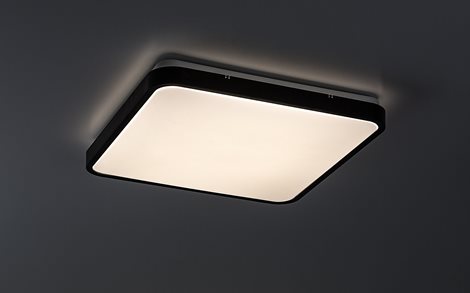 71433 Koupelnové stropní svítidlo ALENZO LED 36W 230V 3000+4000+6000K IP44 42x42 cm černá 5