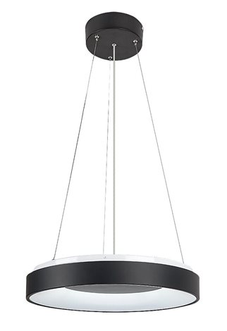 72001 LED Stmívatelný lustr na lanku LED/38W/230V 3000-6500K černá + dálkové ovládání 1