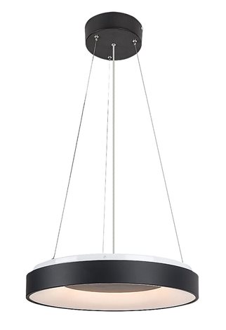 72001 LED Stmívatelný lustr na lanku LED/38W/230V 3000-6500K černá + dálkové ovládání 3