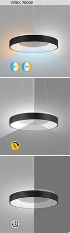 72002 LED Stmívatelný lustr na lanku CEILO LED 38W 7