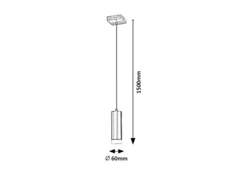 72121 Lustr na lanku TORAS 1xGU10/5W/230V dub 2