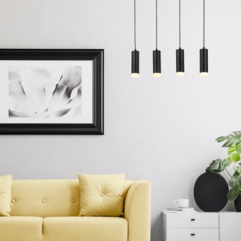 72124 Závěsné svítidlo TORAS se dřevěnou monturou, 4 x GU10, 60cm 7