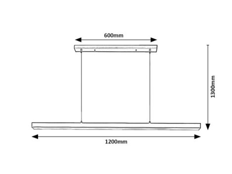 72128 Závěsné svítidlo Tariq LED/30W/230V 4000K 5