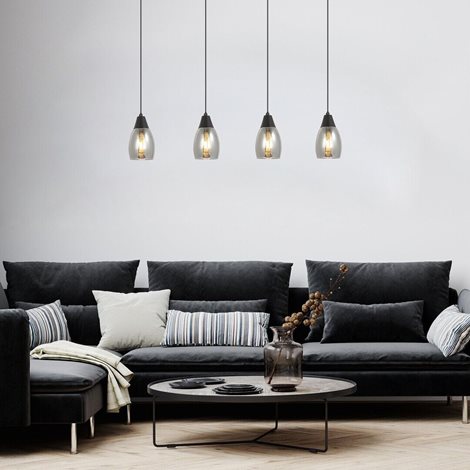 72184 Závěsné svítidlo ILMARI E27 4x MAX 15W 5