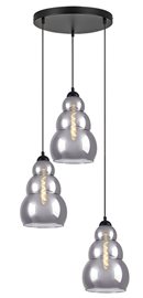 72213 Lustr na lanku SALVATORE E27 3xMAX 40W