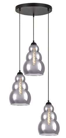 72213 Lustr na lanku SALVATORE E27 3xMAX 40W 1