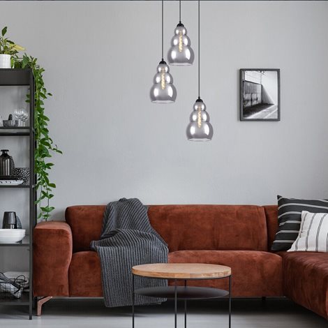 72213 Lustr na lanku SALVATORE E27 3xMAX 40W 5