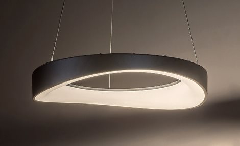 72236 LED Lustr na lanku LED/56W/230V 3000K stříbrná 3
