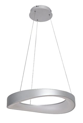 72236 LED Lustr na lanku LED/56W/230V 3000K stříbrná 5