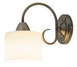 7274 Nástěnné svítidlo E27 1x MAX 60W opálové sklo IP20