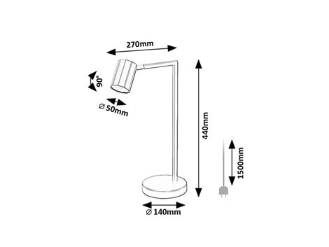 73029 Stolní lampa Karter 1X MAX 5W matná černá 4