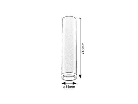 73031 Bodové svítidlo 1xGU10/35W/230V 24cm 4