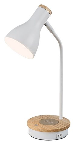 74001 Stmívatelná dotyková stolní lampa s bezdrátovým nabíjením 1xE14/25W/230V kaučukovník 2