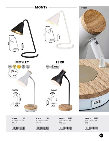 74002 Stolní lampa FERB E14 1x MAX 25W 7