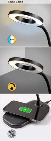 74013 LED Stmívatelná dotyková stolní lampa HARDIN 5W 720lm 10