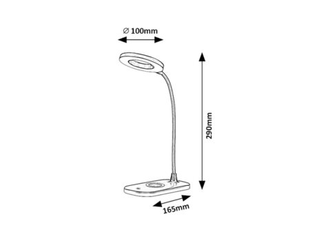 74013 LED Stmívatelná dotyková stolní lampa HARDIN 5W 720lm 11