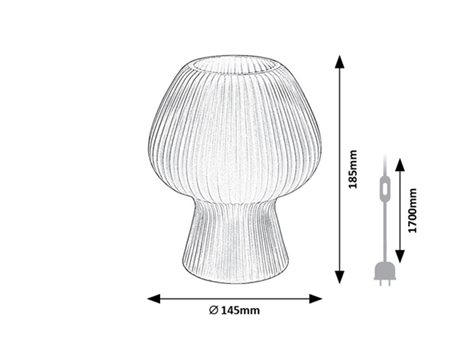 74023 stolní lampa Vinelle E14 1X MAX 60W IP20 6