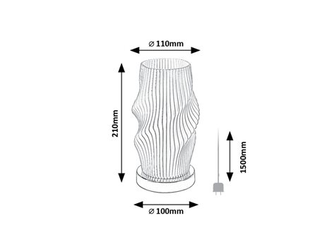 74189 Stolní lampa TIANA s kabelovým spínačem E14 1x MAX 25 220-240V IP20 5