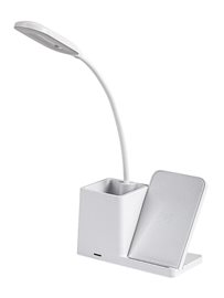 74233 Stmívatelná stolní lampa s bezdrátovým nabíjením CERIE QI LED 4W 5V 3000 4000 6500K IP20 bílá